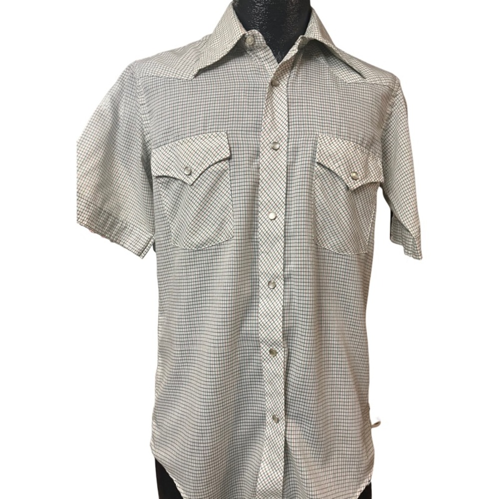 Tuscany Vintage single stitch short sleeve western shirt